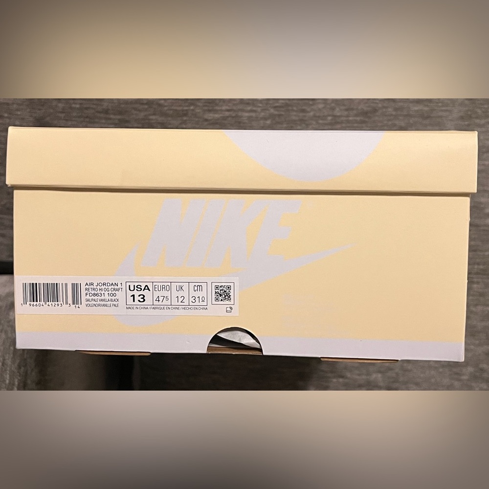 Air Jordan 1 OG High “Craft” (BOX ONLY)